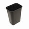 Impact Products 41 qt Rectangular Indoor Plastic Can, Black, Open Top, Polyethylene, 15.2 in IMP 7703-5 - alternate 1